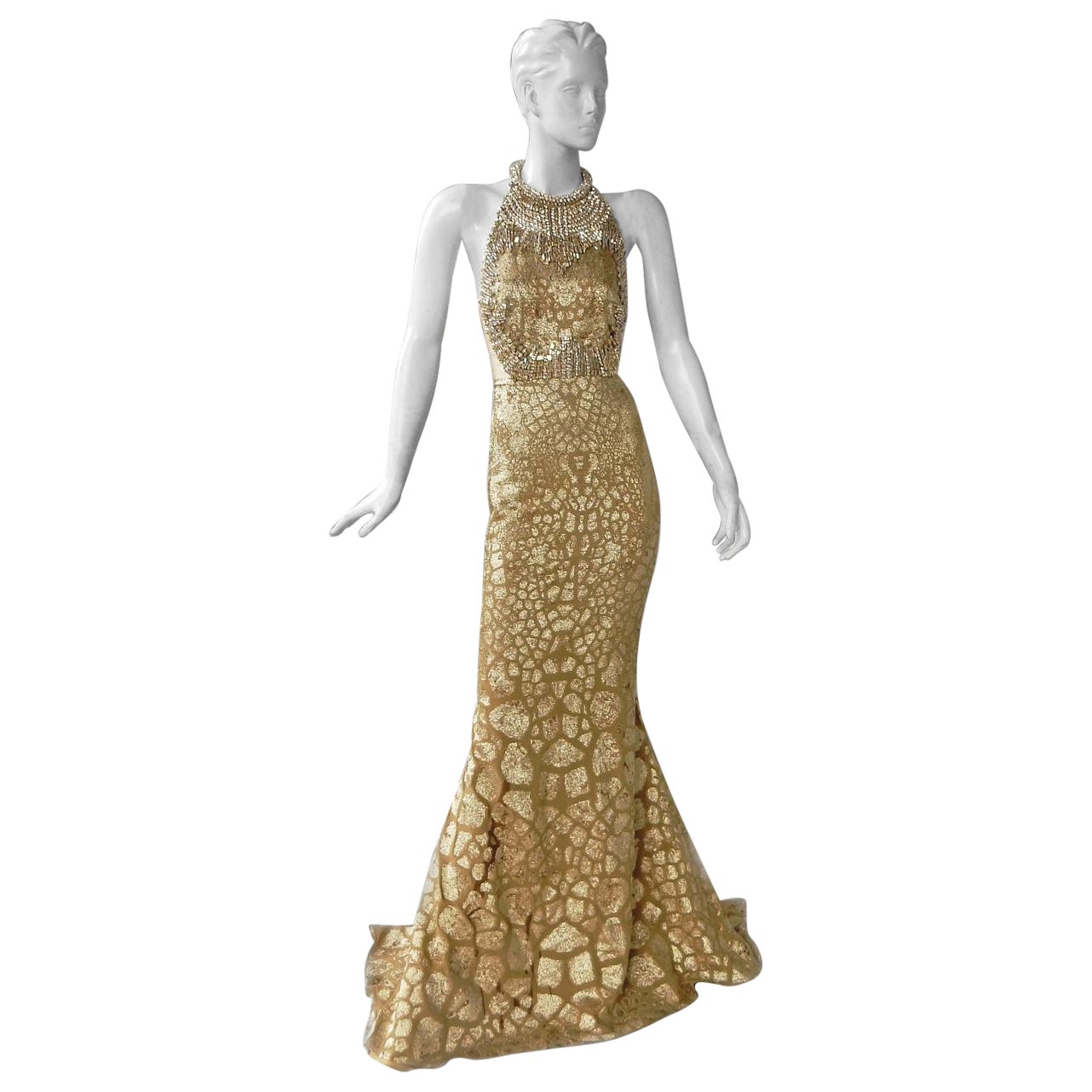 Nirmooha Sequin Gown | Gold, Sequins, Foil Georgette, V-neck, Sleeveless |  Sequin gown, Gowns, Aza fashion
